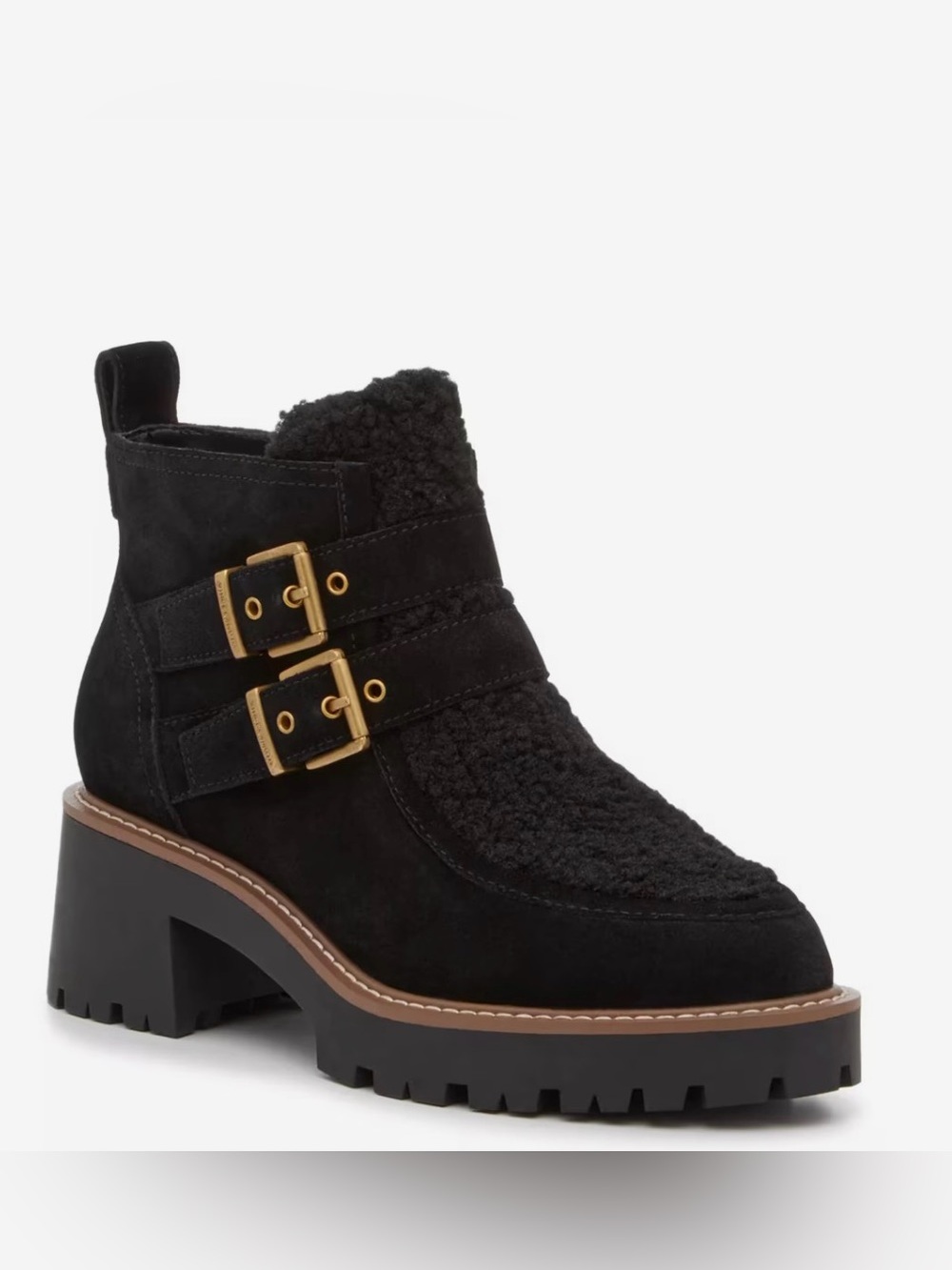 Vince Camuto Destonny Cozy Buckle Bootie